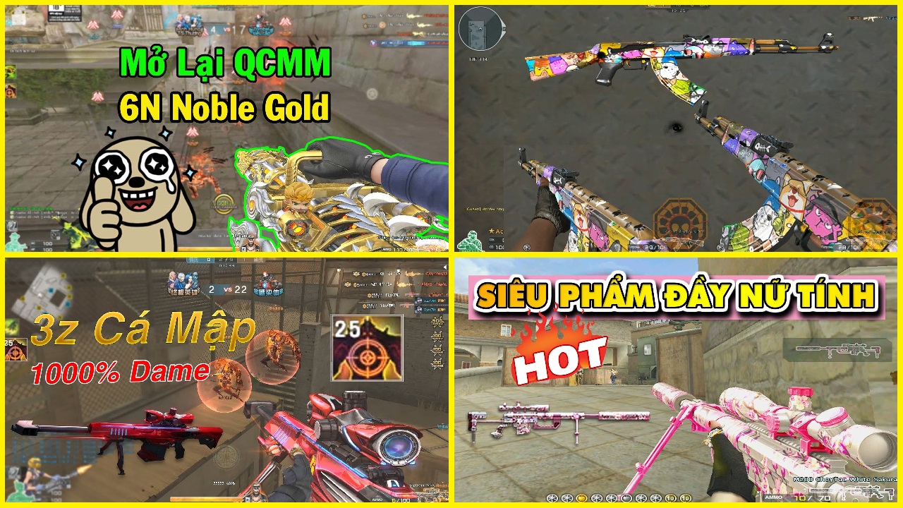 6N Nolbe Gold | 3Z Iron Vip Fake | M200 Sakura | AK47 Cartoon Pet
